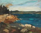 Robert Henri, Across Linekin Bay, Maine, 1903, oil on panel
