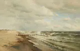 Francis A. Silva, Monmouth Beach, New Jersey, oil on canvas