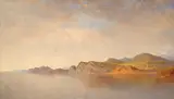 William Bradford, Rocky shoreline under a cloudy sky
