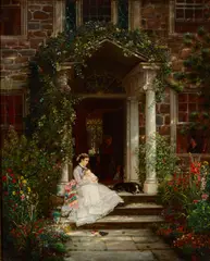 Edward Lamson Henry, Mother and child, oil on canvas
