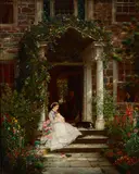 Edward Lamson Henry, Mother and child, oil on canvas