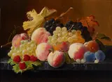 Severin Roesen, Still Life with Fruit