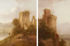 Thomas Doughty, 'Thap Monastery' and 'Valley of the Rhine': Two Works