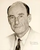 Norman Rockwell, Portrait of Adlai Stevenson, charcoal on paper