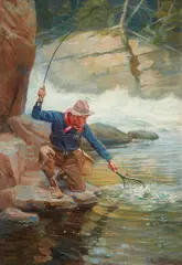 Philip Russell Goodwin, Critical Moment, oil on canvas