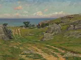 Edmund Elisha Case, Old Road, Annisquam, oil on canvas