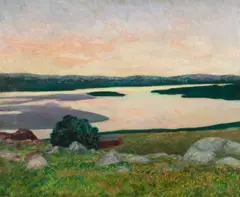 John Leslie Breck, On the Essex, oil on canvas