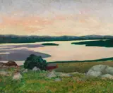 John Leslie Breck, On the Essex, oil on canvas