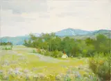 Joseph Henry Sharp, Blackfeet Camp, oil on canvas