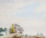 Charles Courtney Curran, Gray Day on the Cliff