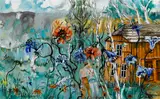 Philip Evergood, Berkshire Paradise, 1959, oil on canvas