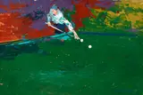 LeRoy Neiman, The Green Table