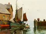 Anthony Thieme, In the Morning, Rockport Wharf