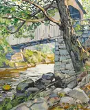 George Gardner Symons, Under the covered bridge