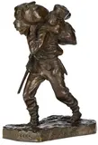 Le Portageur by Marc-Aurèle de Foy Suzor-Coté, bronze with brown patina, offered Dec 2013