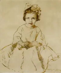 Mary Content by William Merritt Chase, circa 1915, oil on canvas, sold Dec 2013