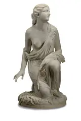 Randolph Rogers, Ruth Gleaning, 1850, marble