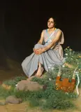 James Longacre Wood, Allegory to Music, oil on canvas