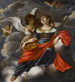 Ferraù Fenzoni, Santa Lucia in Gloria, oil on canvas