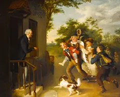 William Kidd, The kite, oil on canvas