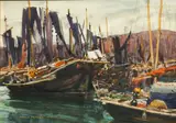 Donald Teague, Fishing boats, Hong Kong