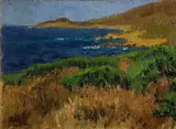 Channel Pickering Townsley, The blue Pacific, oil on canvas
