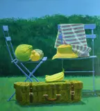 unknown Artist, Still life with picnic basket
