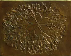 Ruth Asawa, Untitled, 1979, bronze with greenish brown patina