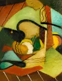 Helen Clark Oldfield, Untitled, oil on board