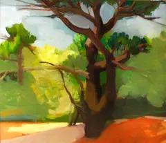 James Weeks, Afternoon botanical gardens, 1969-70, oil on canvas