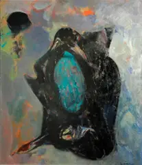 Jack Zajac, Untitled, c. 1960, oil on canvas