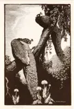 Lionel Arthur, Repose, 1938, Wood engraving on tissue-thin laid paper