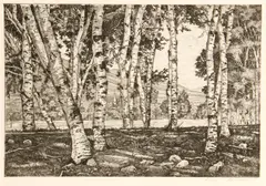 Luigi Lucioni, Select Images, 1939-1955, Eight etchings on wove paper, each signed in pencil