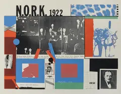 Richard Marshall Merkin, N.O.R.K. 1922, ca. 1968, Lithograph with offset lithography on wove paper