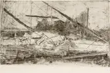 Nathan Oliveira, Emerson Site I (S. 174), 1979, Etching on wove paper