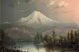 Eliza Barchus, Mount Hood at sunset