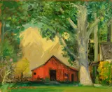 Alfred R. Mitchell, Barn at Bishop