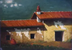 Will Sparks, Abandoned mission, oil on board