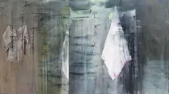Carl Palazzolo, Memorial, 1992 (diptych), oil and acrylic on canvas