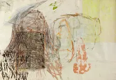Carl Palazzolo, Untitled, 1984, mixed media on paper
