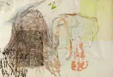 Carl Palazzolo, Untitled, 1984, mixed media on paper