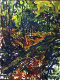 Sandy Walker, Fall Interior, 1977, oil on canvas