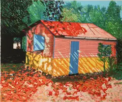 Rafael Ferrer, El Sol Asombra (The Sun in Shadow), 1990s, Color lithograph on wove paper