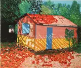 Rafael Ferrer, El Sol Asombra (The Sun in Shadow), 1990s, Color lithograph on wove paper