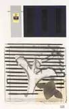 Glenn Goldberg, Five, 1988, Color monotype with mixed media on wove paper