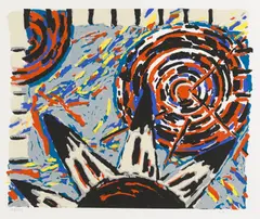 Katherine Porter, Untitled, 1983, Color screenprint on wove paper