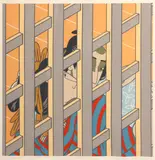 Oriental Masterprint - 18 by Roger Yutaka Shimomura, 1975, Color screenprint on wove paper, sold Jul 2013
