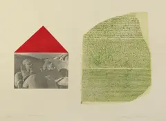 Gift of the Nile by Adrianne Wortzel, 1993, Color etching with offset lithography on cream wove paper, offered Jul 2013