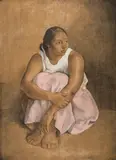 Dolores Sentada (B. 35) by Francisco Zúñiga, 1977, Lithograph in colors on wove paper, sold Jul 2013