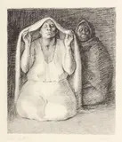 Ritual (B. 97) by Francisco Zúñiga, 1984, Lithograph on Somerset paper, sold Jul 2013